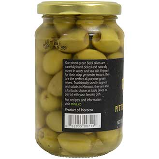 Moroccan Pitted Green Beldi Olives Photo [3]