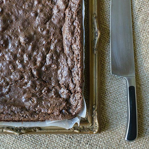 Bourbon Brownies With Chocolate Frosting Recipe Photo [3]