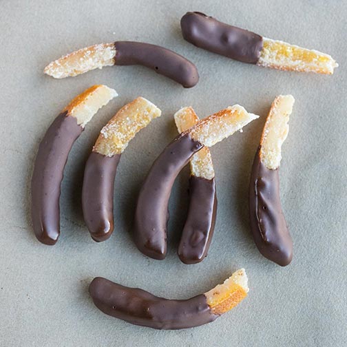 Chocolate-Dipped Candied Orange Strips Recipe Photo [2]