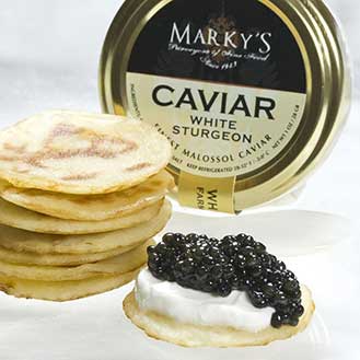 American White Sturgeon Caviar Gift Set - Gourmet Food Store
