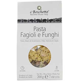 Pasta Beans and Mushrooms - Pasta Fagioli