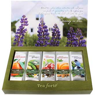 Tea Forte Herbal Retreat Sampler Loose Leaf Tea Single Steeps