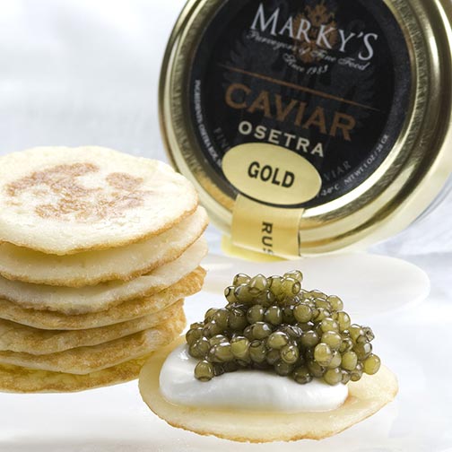 Osetra Golden Imperial Caviar Gift Set - Gourmet Food Store Photo [1]