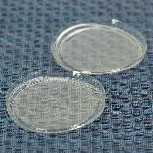 Transparent Cristal Clear Round Lid Photo [1]