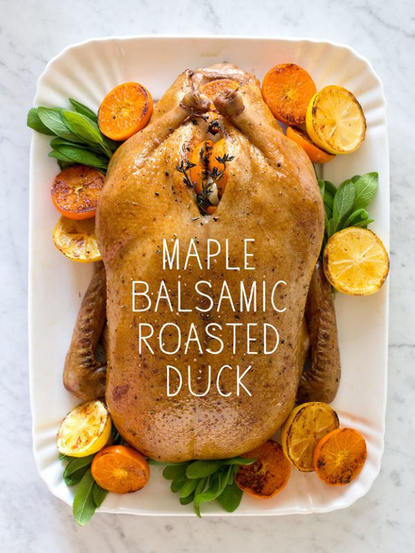 Maple Balsamic Roasted Duck