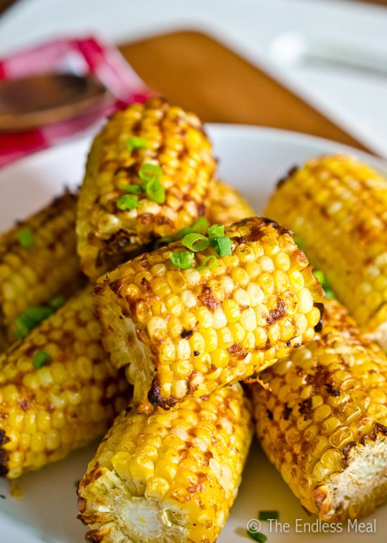 Smoky Parmesan Corn On The Cob