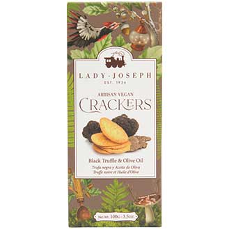 Artisan Vegan Crackers with Black Truffle and Olive Oil Photo [2]
