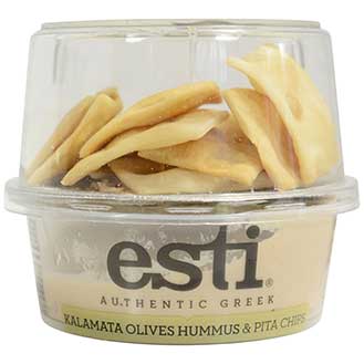 Authentic Greek Kalamata Olives Hummus with Pita Chips Photo [2]