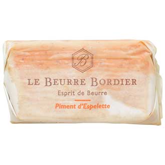 Bordier Churned Butter in a Bar, Salted - with Espelette Pepper Photo [3]