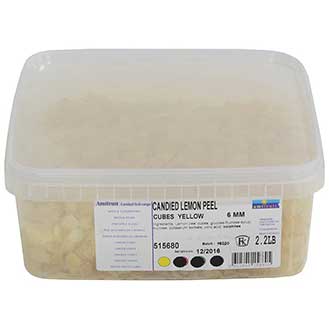 Candied Lemon Peels - Cubes Photo [2]