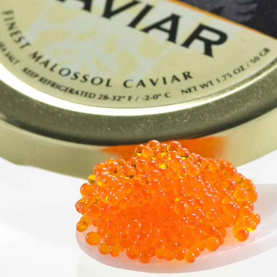 Tobiko Orange Flying Fish Sushi Roe Caviar - 8 oz