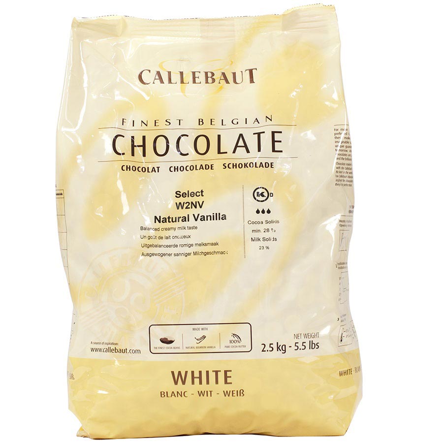 Callebaut White Chocolate Callets