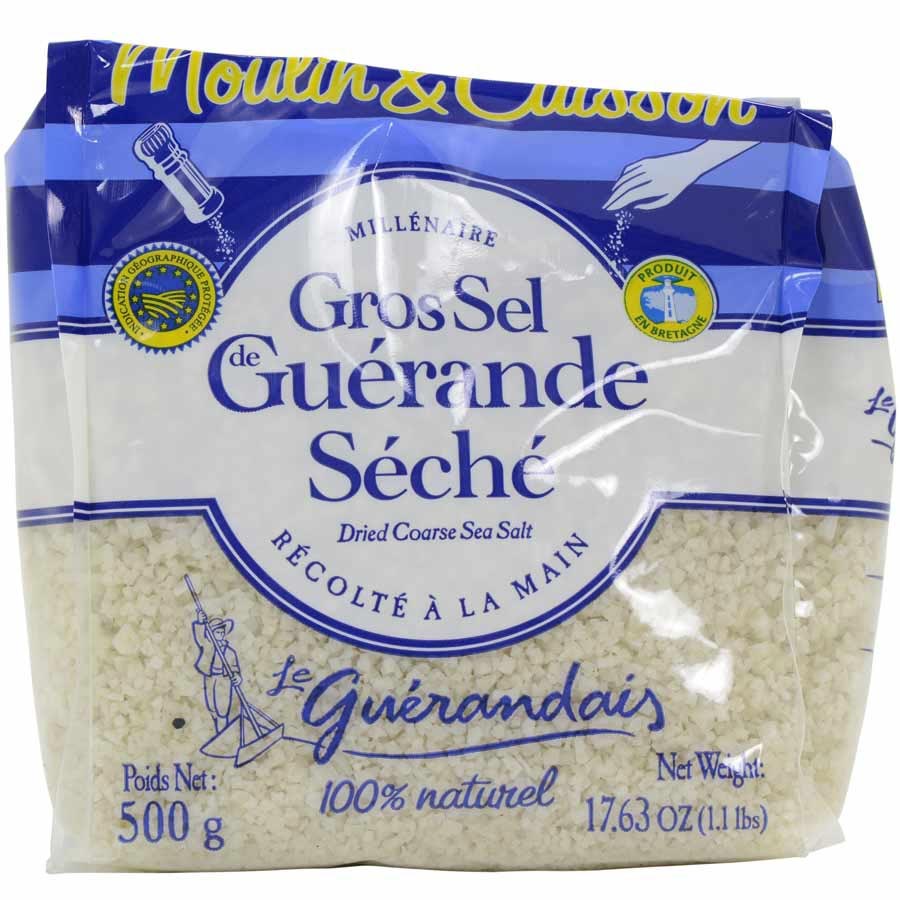 Grey Sea Salt from Guerande - Coarse by Le Guerandais from France - buy  condiments online at Gourmet Food Store