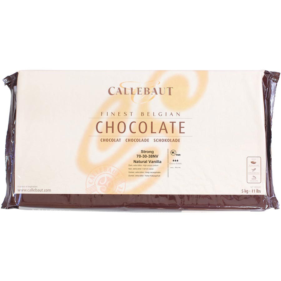 Belgian Dark Chocolate Baking Block - 704% by Callebaut from