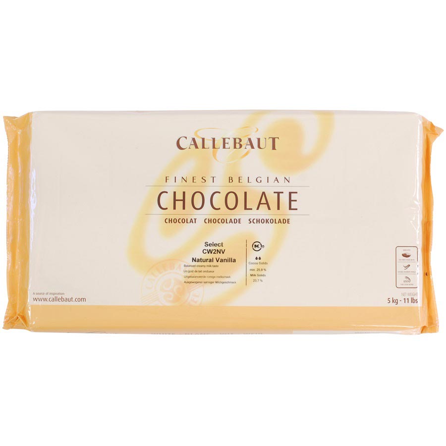 Callebaut White Chocolate Block