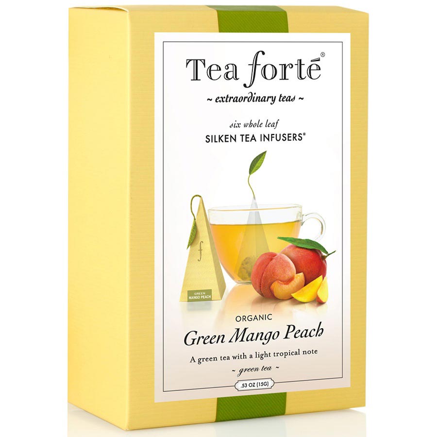 Peach Mango Green Tea, 40 Tea Bags