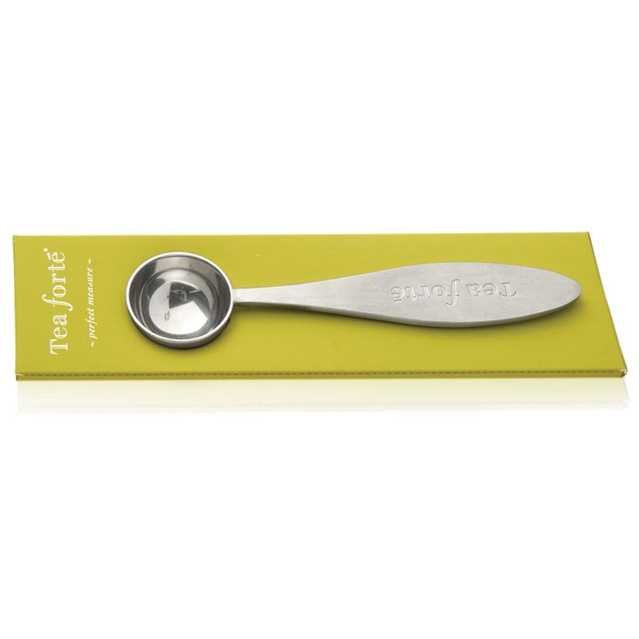 Loose Leaf Tea Spoon Measure | One Cup of Perfect Tea | Stainless Steel  Scoop (Black)