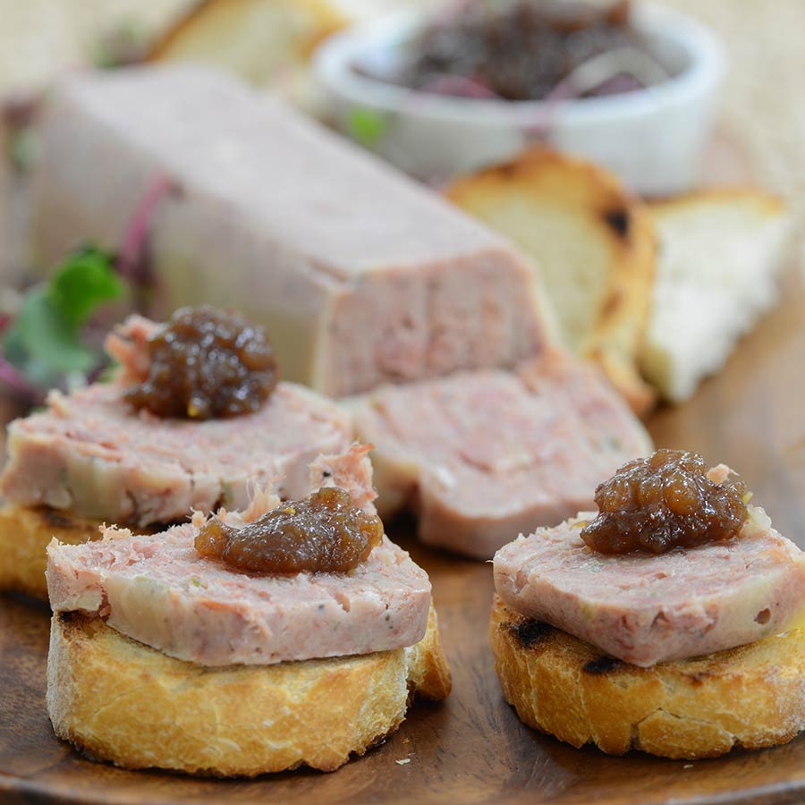 Duck Foie Gras Terrine w/ Black Truffle