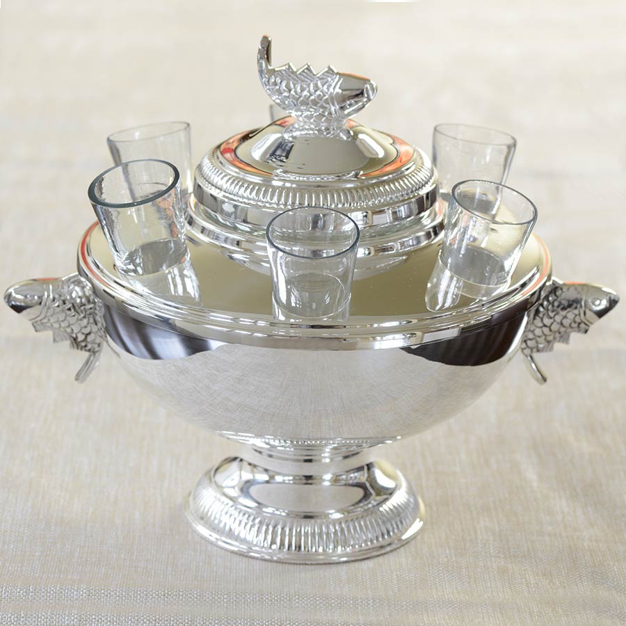 Stainless Steel Roll-top caviar server – Oysters & Caviar