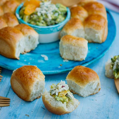 Easter Bread Wreath with Gorgonzola Avocado Dip Recipe Photo [3]