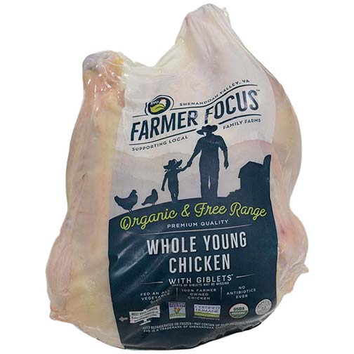Whole Young Chicken with Giblets - Organic Photo [2]