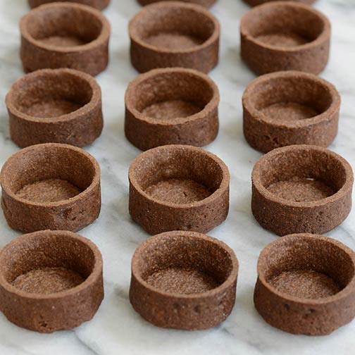 Mini Round Sweet Chocolate Tartlets - 1.5 Inch Photo [2]