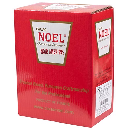 Noel Dark Chocolate Pistoles - Unsweetened 97.5%, Liquor Photo [2]