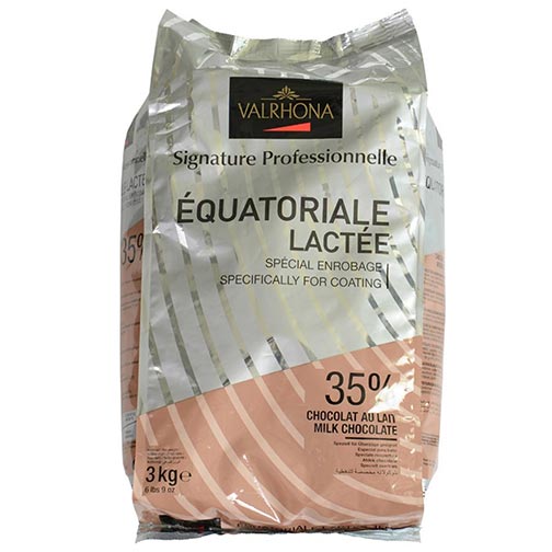 Valrhona Milk Chocolate Pistoles - 35%, Equatoriale Lactee Photo [2]