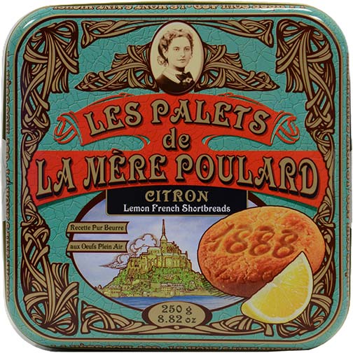 Les Palets Au Citron de la Mere Poulard Lemon Shortbread Cookies Photo [2]