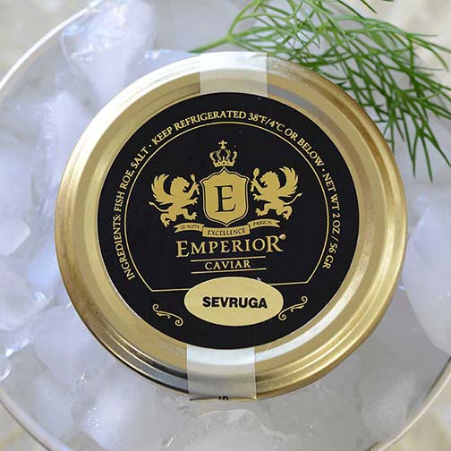 Emperior Sevruga Caviar - Malossol, Farm Raised Photo [2]