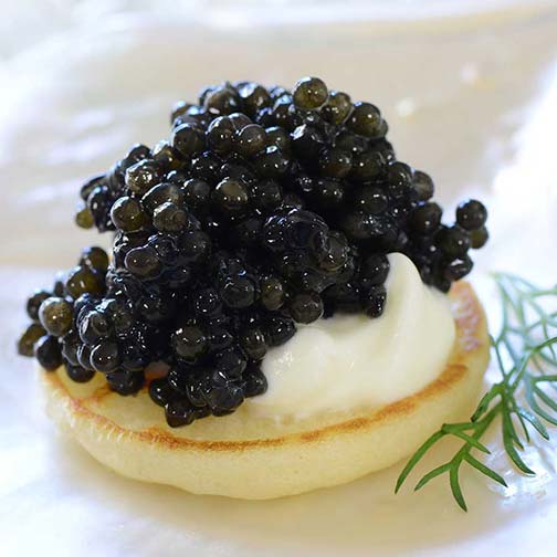 Emperior Osetra Russian Caviar - Black, Malossol - Gourmet Food Store