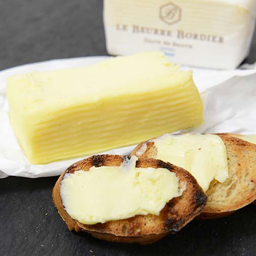 Bordier Churned Butter in a Bar, Unsalted - Gourmet Food Store