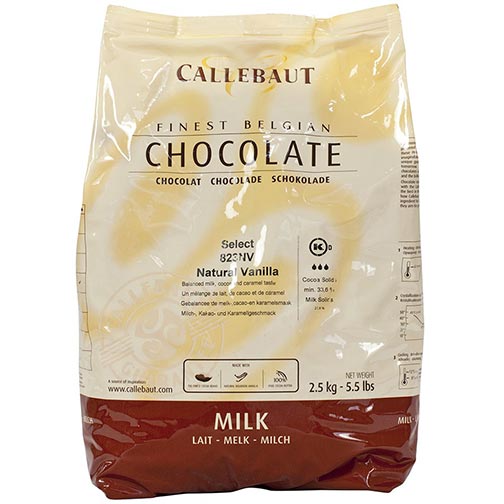 Belgian Milk Chocolate Baking Callets (Chips) - 33.6% Photo [2]