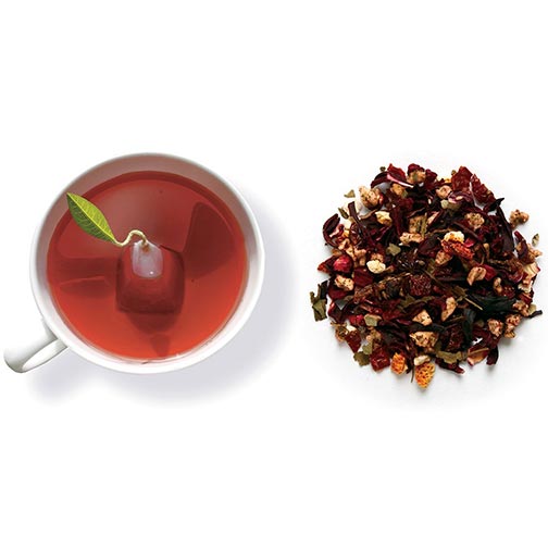 Tea Forte Raspberry Nectar Herbal Tea - Pyramid Box, 6 Infusers Photo [2]