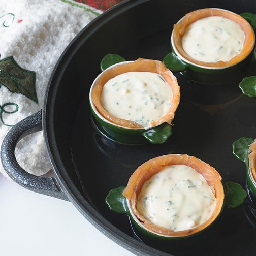 Smoked Salmon Mini Quiches Recipe Photo [3]