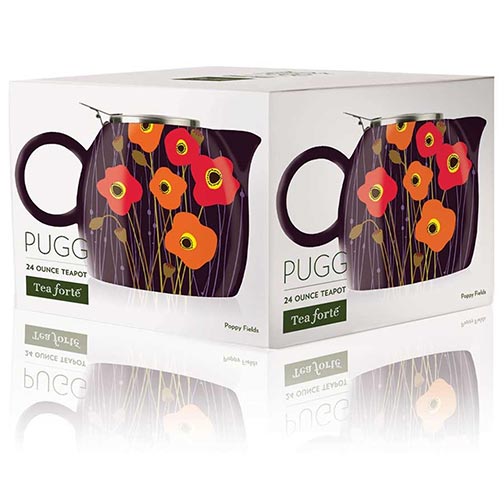 Tea Forte PUGG Ceramic Teapot - Poppy Fields Photo [3]