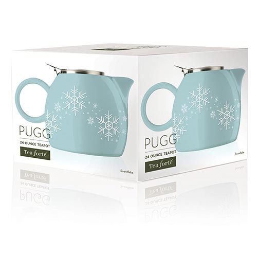 Tea Forte PUGG Ceramic Teapot - Snowflake Photo [3]