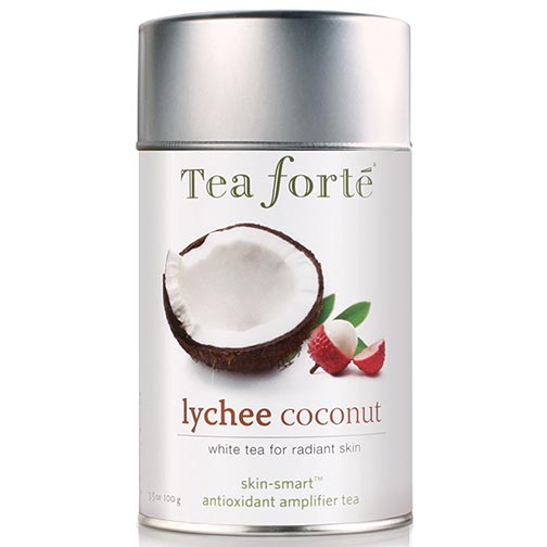 Tea Forte Skin Smart Lychee Coconut White Tea Leaves