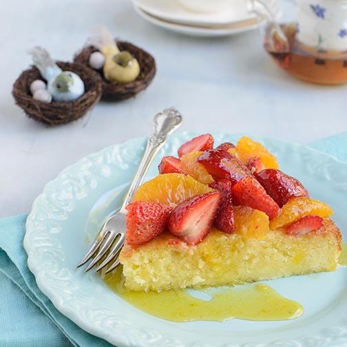 Ricotta Cake With Orange Syrup Recipe Photo [3]