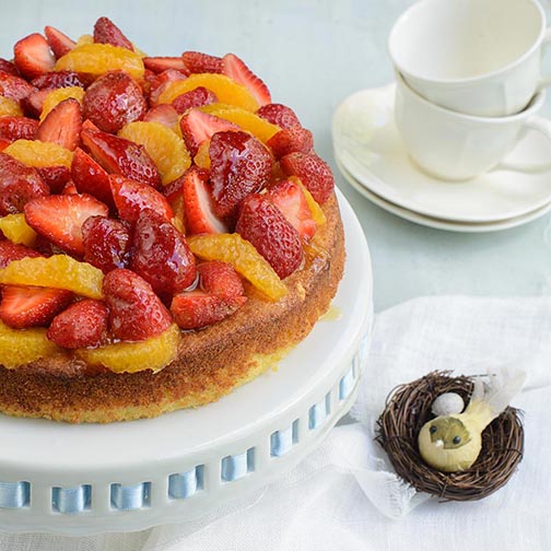 Ricotta Cake With Orange Syrup Recipe Photo [4]