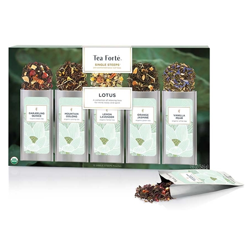 Tea Forte Lotus Loose Leaf Tea Single Steeps Photo [3]