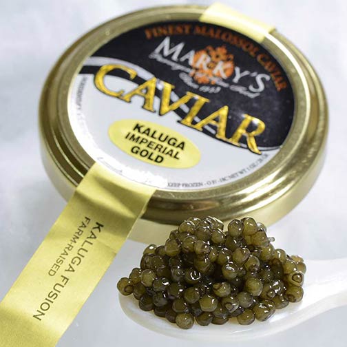 Kaluga Fusion Imperial Gold Caviar - Malossol, Farm Raised Photo [3]