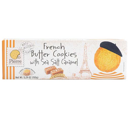 French Butter Cookies with Sea Salt and Caramel Photo [2]