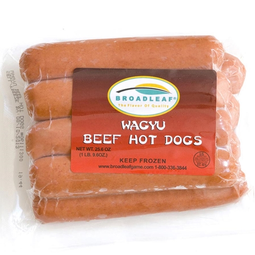 Wagyu Beef Hot Dogs, Skinless, 6 Inch Photo [2]