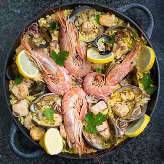 Spanish Seafood Paella Recipe