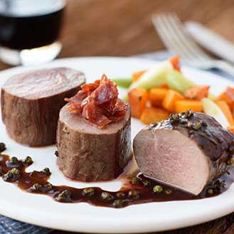 Venison Tenderloin In Peppercorn Sauce Recipe