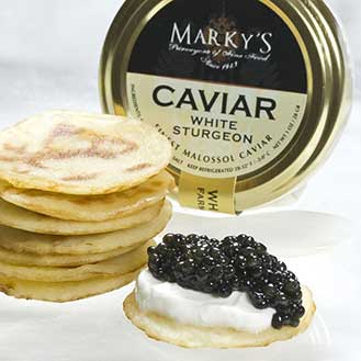 American Osetra White Sturgeon Caviar Gift Set