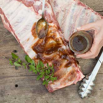 Pork Ribs With Homemade BBQ Sauce Recipe