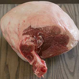 Berkshire Ham Steamship Round Bone-In | Gourmet Food Store