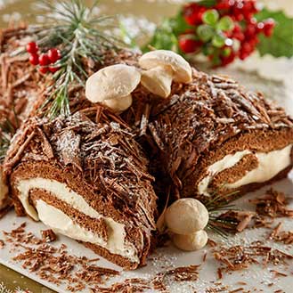 Buche Noel Yule Log Cake Recipe
